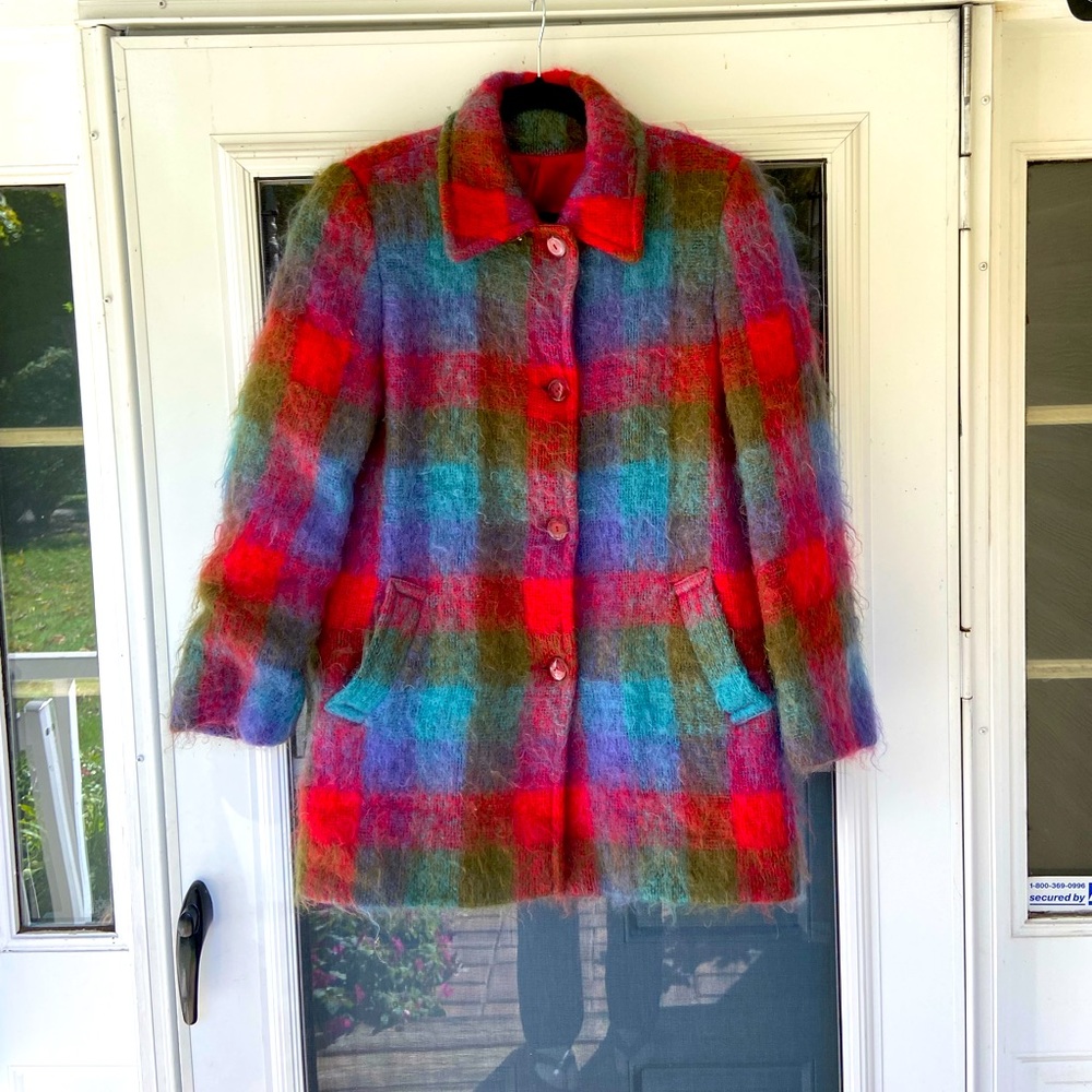 Donegal Design Womens Wool Button Coat Made in Ireland